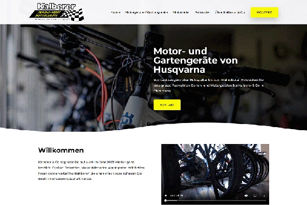 Eine Kundenwebseite